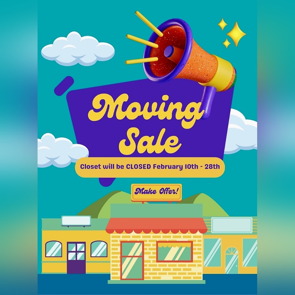 Moving Sale! Open To ALL Offers!